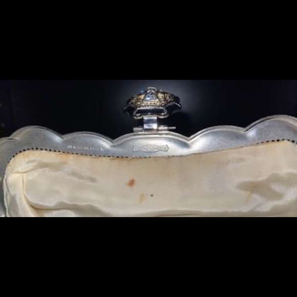 Vintage silver clutch - Picture 3 of 5